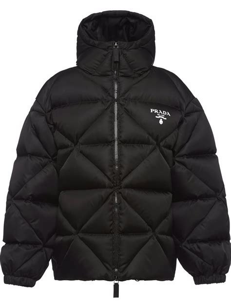 prada pink nylon jacket|Prada re nylon down jacket.